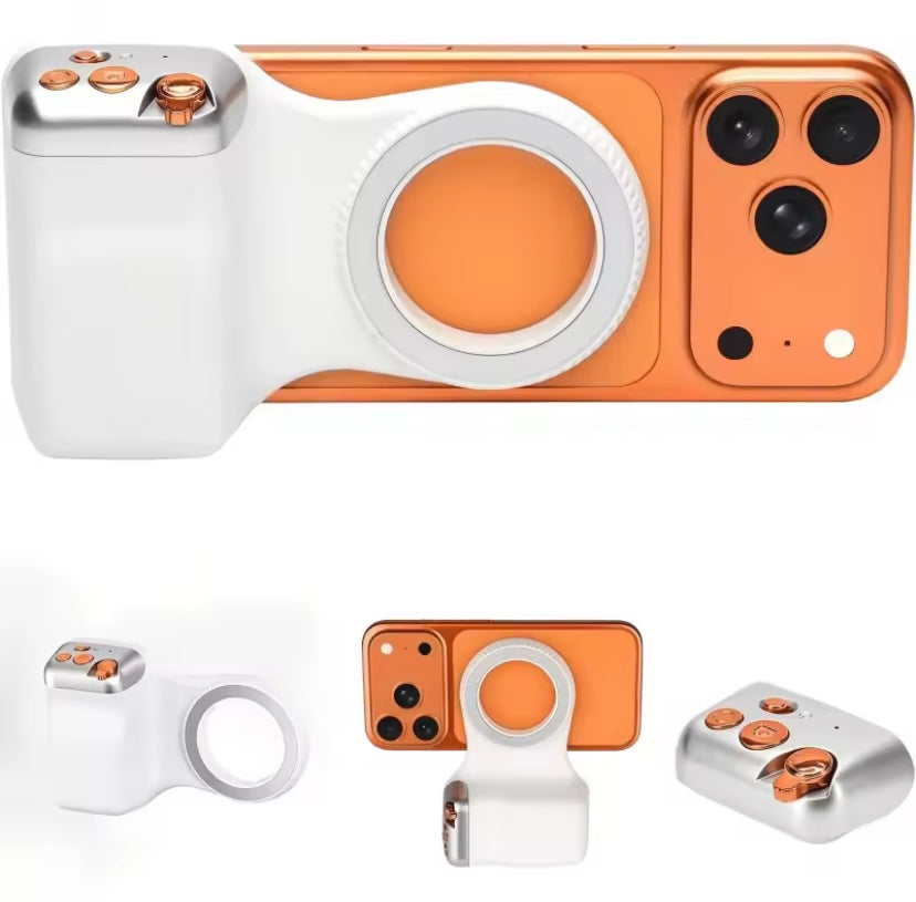 SnapGrip Pro - Magnetic Camera Grip with Wireless Shutter & Stand