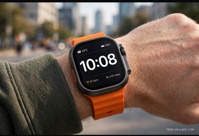 T900 Ultra BIG 2.09 Smart Watch Bluetooth Call Wireless Charging 100+ Sports Modes