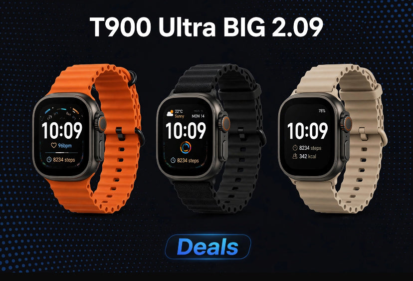 T900 Ultra BIG 2.09 Smart Watch Bluetooth Call Wireless Charging 100+ Sports Modes